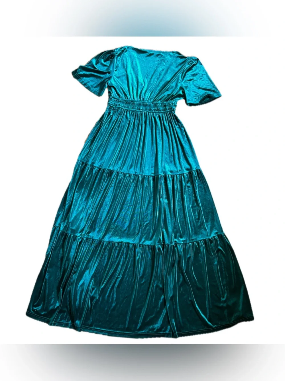Baltic Born Green Artemis Velvet Maxi Dress Size XL Long Tall Holiday Christmas